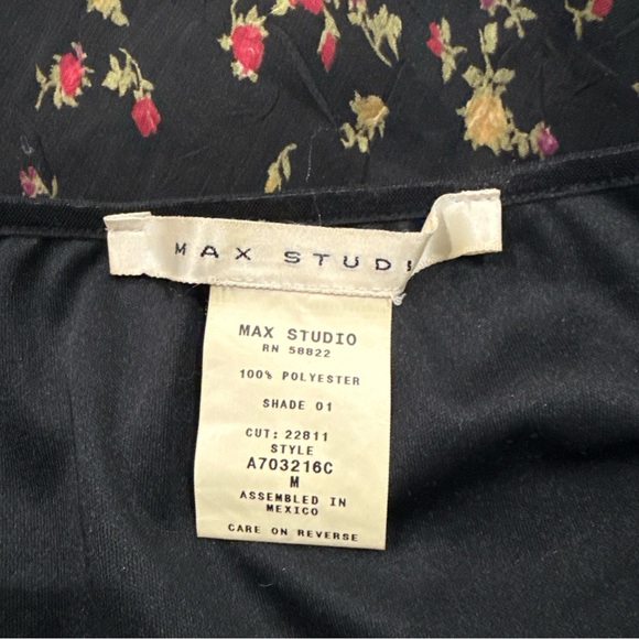 vintage 90s / y2k max studio floral spring midi skirt flowy size M - Picture 11 of 12